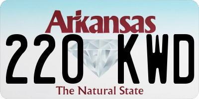 AR license plate 220KWD