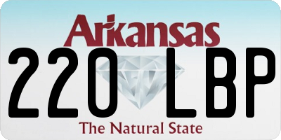 AR license plate 220LBP