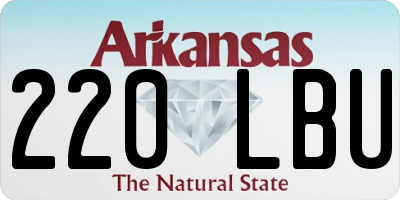AR license plate 220LBU