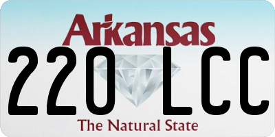 AR license plate 220LCC