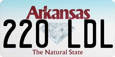 AR license plate 220LDL