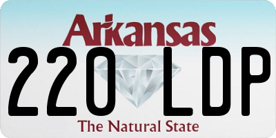 AR license plate 220LDP