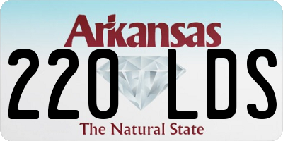 AR license plate 220LDS