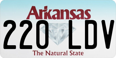 AR license plate 220LDV