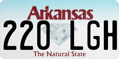 AR license plate 220LGH