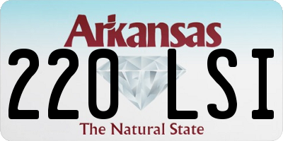 AR license plate 220LSI