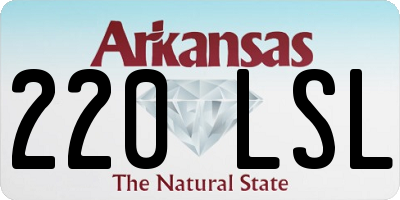AR license plate 220LSL