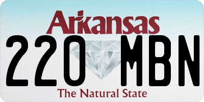 AR license plate 220MBN