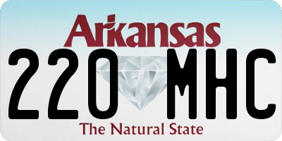 AR license plate 220MHC
