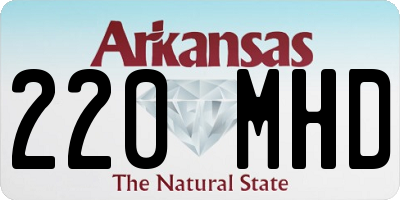 AR license plate 220MHD