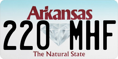 AR license plate 220MHF