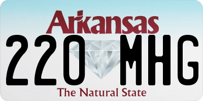 AR license plate 220MHG