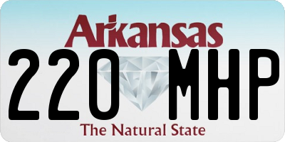 AR license plate 220MHP