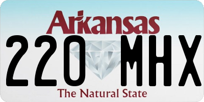 AR license plate 220MHX