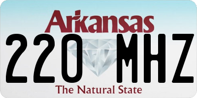 AR license plate 220MHZ