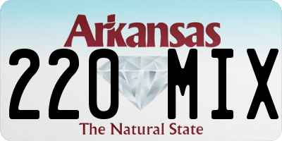 AR license plate 220MIX