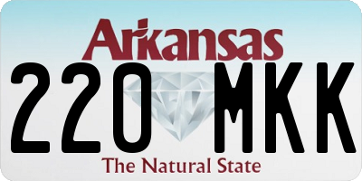 AR license plate 220MKK