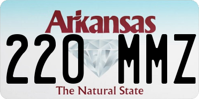 AR license plate 220MMZ