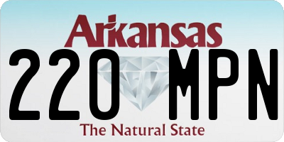 AR license plate 220MPN