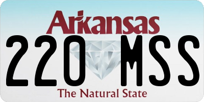 AR license plate 220MSS
