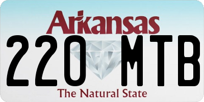 AR license plate 220MTB