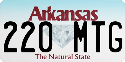 AR license plate 220MTG