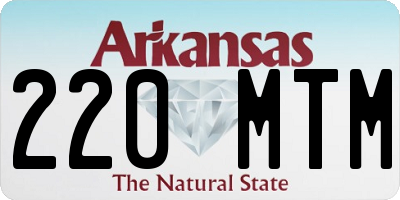 AR license plate 220MTM