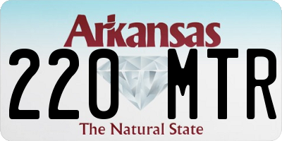 AR license plate 220MTR