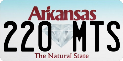 AR license plate 220MTS