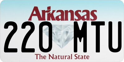 AR license plate 220MTU