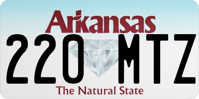 AR license plate 220MTZ