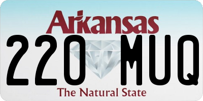 AR license plate 220MUQ