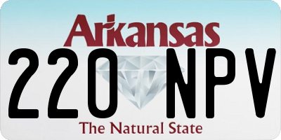 AR license plate 220NPV