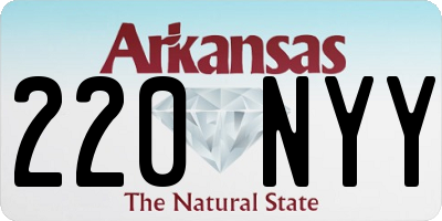 AR license plate 220NYY