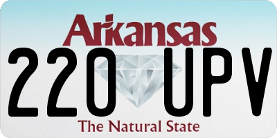 AR license plate 220UPV
