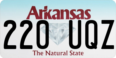 AR license plate 220UQZ