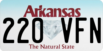AR license plate 220VFN