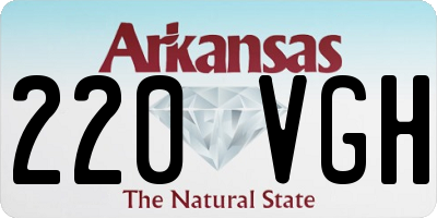 AR license plate 220VGH
