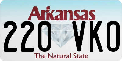 AR license plate 220VKO