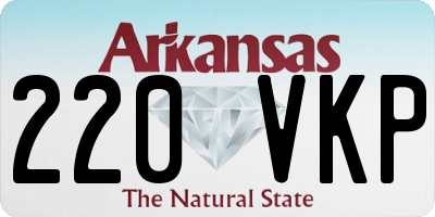 AR license plate 220VKP