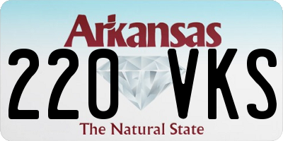 AR license plate 220VKS