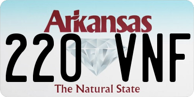 AR license plate 220VNF