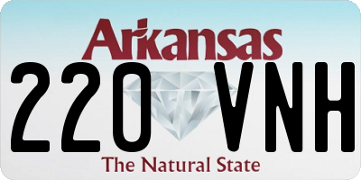 AR license plate 220VNH