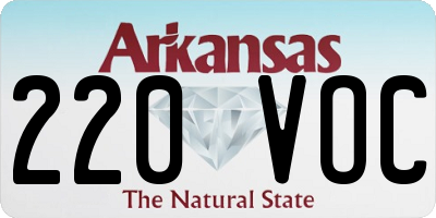 AR license plate 220VOC