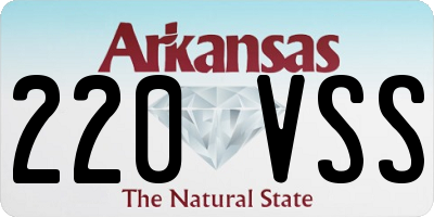 AR license plate 220VSS