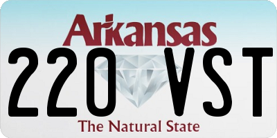 AR license plate 220VST