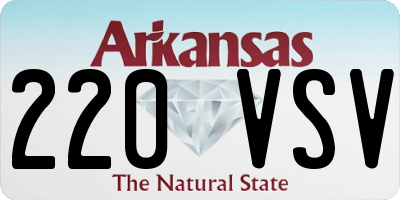AR license plate 220VSV