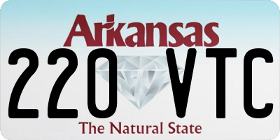 AR license plate 220VTC