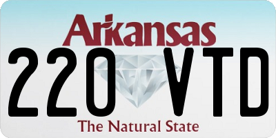 AR license plate 220VTD
