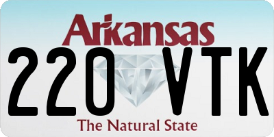 AR license plate 220VTK